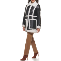 Женская удлиненная куртка Levi's с шерпой 1159849548 (Черный XS)