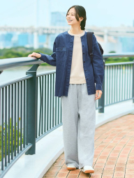 Вельветовая куртка UNIQLO на пуговицах 1159849720 (Синий M)