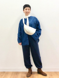 Вельветовая куртка UNIQLO на пуговицах 1159849720 (Синий M)