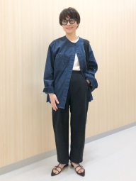 Вельветовая куртка UNIQLO на пуговицах 1159849720 (Синий M)