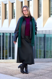 Куртка из экокожи UNIQLO на молнии 1159850501 (Черный S)