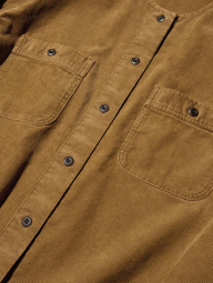 Вельветовая куртка UNIQLO на пуговицах 1159850538 (Коричневый M)