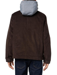 Мужская вельветовая куртка Levi's с капюшоном 1159850600 (Коричневый L)