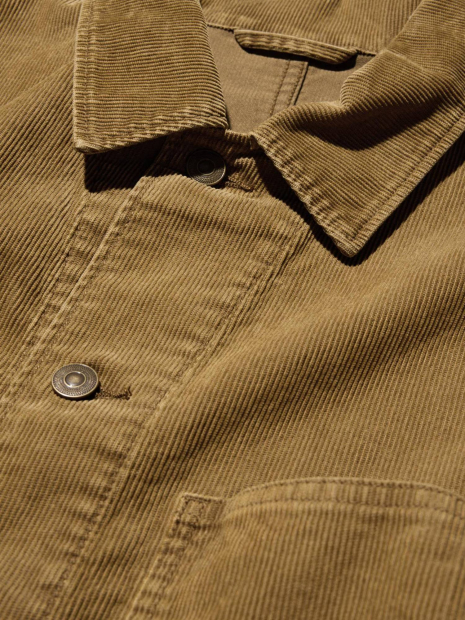 Вельветовая куртка-рубашка UNIQLO на пуговицах 1159853710 (Коричневый M)