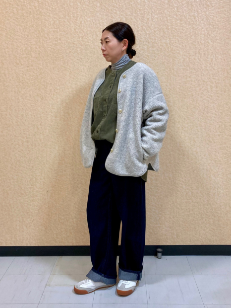 Вельветовая куртка UNIQLO на пуговицах 1159855894 (Зеленый XL)