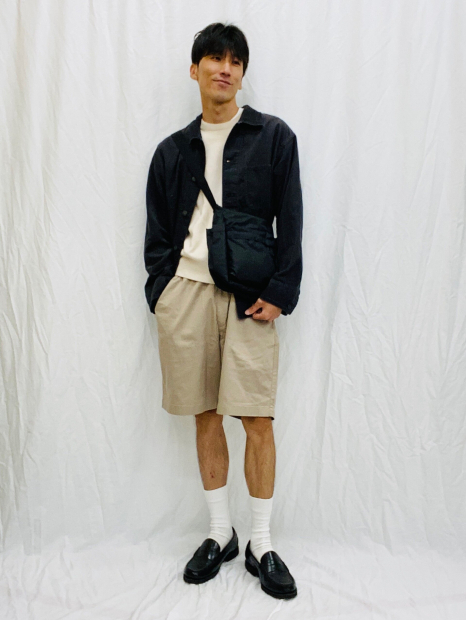 Вельветовая куртка-рубашка UNIQLO на пуговицах 1159855915 (Серый L)