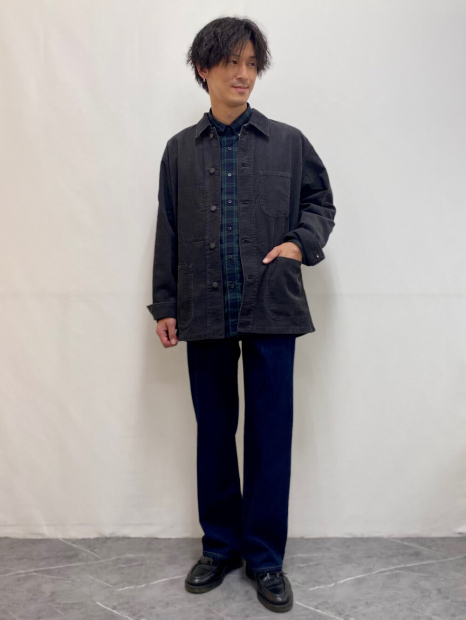 Вельветовая куртка-рубашка UNIQLO на пуговицах 1159855915 (Серый L)