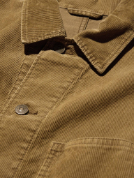 Вельветовая куртка-рубашка UNIQLO на пуговицах 1159853710 (Коричневый M)