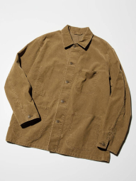 Вельветовая куртка-рубашка UNIQLO на пуговицах 1159853710 (Коричневый M)