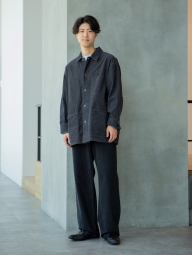 Вельветовая куртка-рубашка UNIQLO на пуговицах 1159855915 (Серый L)