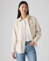 Женская вельветовая куртка-рубашка Levi's 1159856297 (Молочный XXL)