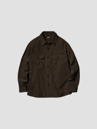 Чоловіча вельветова куртка-сорочка UNIQLO 1159856510 (Коричневий XL)