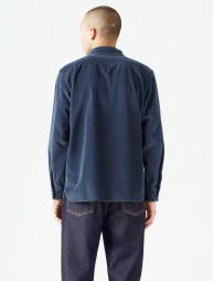 Мужская вельветовая куртка-рубашка Levi's на пуговицах 1159856521 (Синий L)