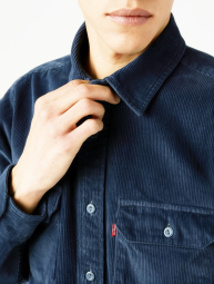 Мужская вельветовая куртка-рубашка Levi's на пуговицах 1159856521 (Синий L)
