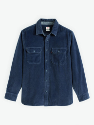 Мужская вельветовая куртка-рубашка Levi's на пуговицах 1159856521 (Синий L)