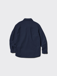 Мужская вельветовая куртка-рубашка UNIQLO 1159857848 (Синий L)