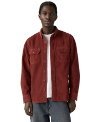 Мужская вельветовая куртка-рубашка Levi's на пуговицах 1159863764 (Коричневый XL)