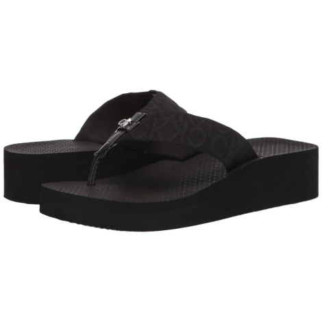 Женские вьетнамки Meena Calvin Klein на платформе 36,5 (6 US) 23,5 см Черный 1159841450
