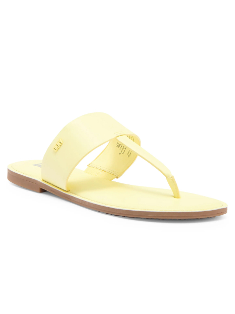 Женские вьетнамки DKNY с логотипом 37,5 (7 US) 23 см Желтый 1159845198