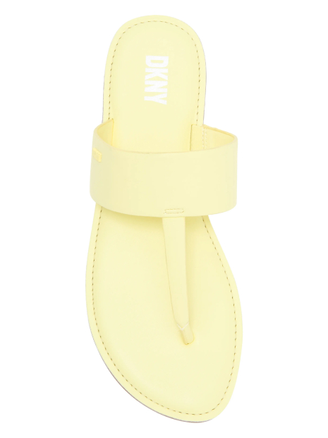 Женские вьетнамки DKNY с логотипом 37,5 (7 US) 23 см Желтый 1159845198