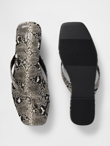 Вьетнамки женские GAP 37,5 (7 US) 24,5 см Черный 1159847957