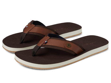 Пляжные мужские вьетнамки Drew FB Tommy Hilfiger 46 (12 US) 30,3 см Коричневый 1159854724