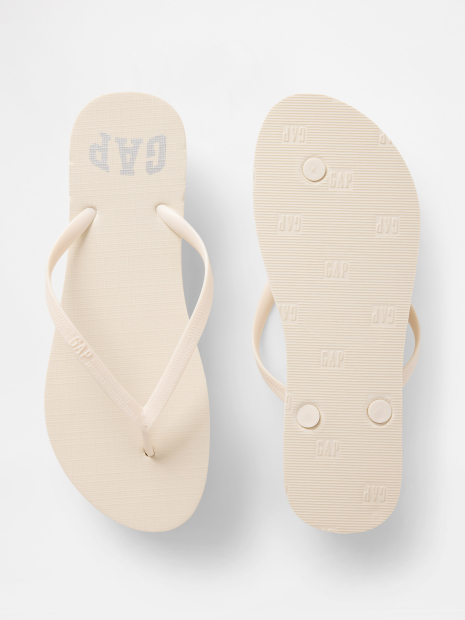 Женские вьетнамки GAP 37,5 (7 US) 24,5 см Молочный 1159860097