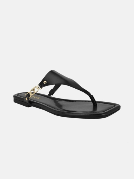 Изящные женские вьетнамки GUESS 37,5 (7 US) 24,5 см Черный 1159860357