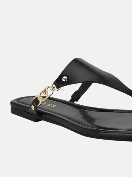 Изящные женские вьетнамки GUESS 37,5 (7 US) 24,5 см Черный 1159860357