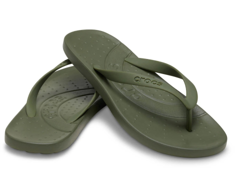 Жіночі в'єтнамки Crocs Flip 37-38 (m5/w7 US) 25 см Зелений 1161656657