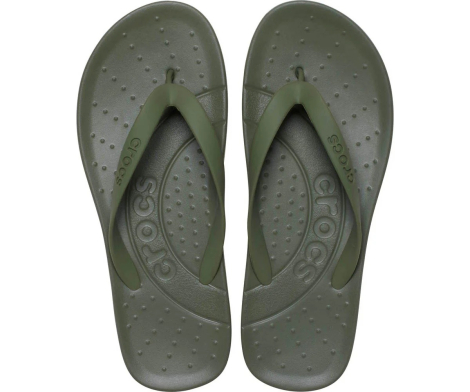 Жіночі в'єтнамки Crocs Flip 37-38 (m5/w7 US) 25 см Зелений 1161656657