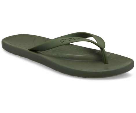 Вьетнамки Crocs Flip 37-38 (m5/w7 US) 25 см Зеленый 1161656657