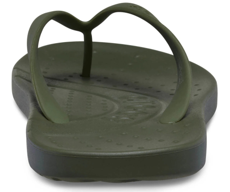 Вьетнамки Crocs Flip 37-38 (m5/w7 US) 25 см Зеленый 1161656657