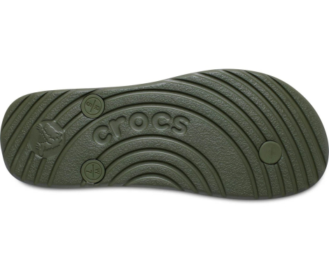 Вьетнамки Crocs Flip 37-38 (m5/w7 US) 25 см Зеленый 1161656657