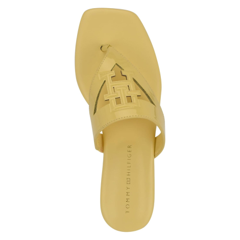 Женские вьетнамки Tommy Hilfiger с логотипом 36 (6 US) 23,5 см Желтый 1161784923