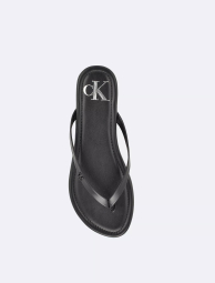 Жіночі в'єтнамки Calvin Klein з екошкіри з логотипом 38 (7,5 US) 25 см Чорний 1159842288