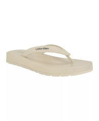 Женские вьетнамки Calvin Klein с логотипом 38,5 (8 US) 25,5 см Молочный 1159845848