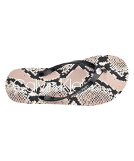 Женские вьетнамки Calvin Klein с принтом 35 (5 US) 23 см Черный 1159850231