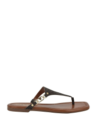 Изящные женские вьетнамки GUESS с логотипом 37,5 (7 US) 24,5 см Коричневый 1159850579