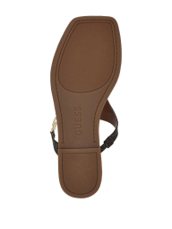 Изящные женские вьетнамки GUESS с логотипом 37,5 (7 US) 24,5 см Коричневый 1159850579