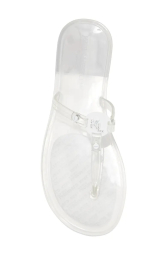 Женские вьетнамки Karl Lagerfeld Paris с логотипом из страз 37,5 (7 US) 24 см Прозрачный 1159853999