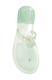 Жіночі в'єтнамки Karl Lagerfeld Paris з логотипом зі страз 36 (6 US) 23 см Зелений 1159853101