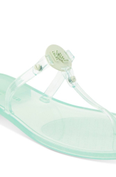 Жіночі в'єтнамки Karl Lagerfeld Paris з логотипом зі страз 36 (6 US) 23 см Зелений 1159853101