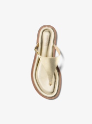 Кожаные ветнамки Daniella Michael Kors 39 (8,5 US) 25 см Золотистый 1163429761