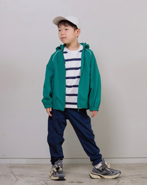 Детская карманная парка UNIQLO с защитой от ультрафиолета 1159840385 (Зеленый 155-165)