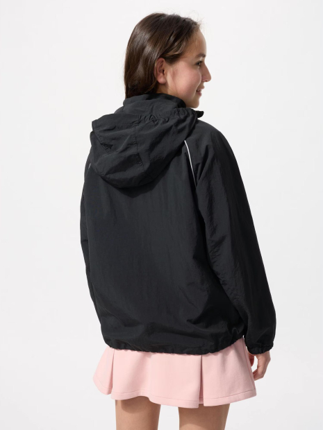 Детская карманная парка UNIQLO с защитой от ультрафиолета 1159840967 (Черный 145-155)