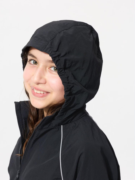 Детская карманная парка UNIQLO с защитой от ультрафиолета 1159840967 (Черный 145-155)