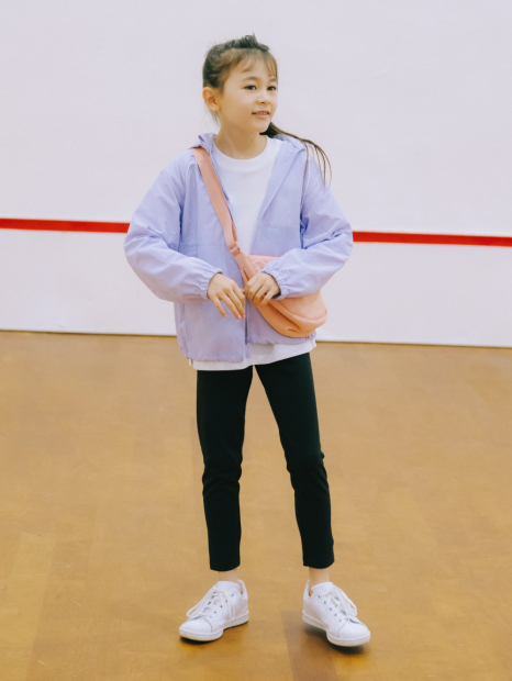 Дитяча кишенькова парка UNIQLO із захистом від ультрафіолету 1159843477 (Бузковий 125-135)