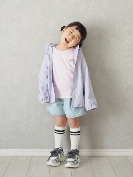 Дитяча кишенькова парка UNIQLO із захистом від ультрафіолету 1159843477 (Бузковий 125-135)