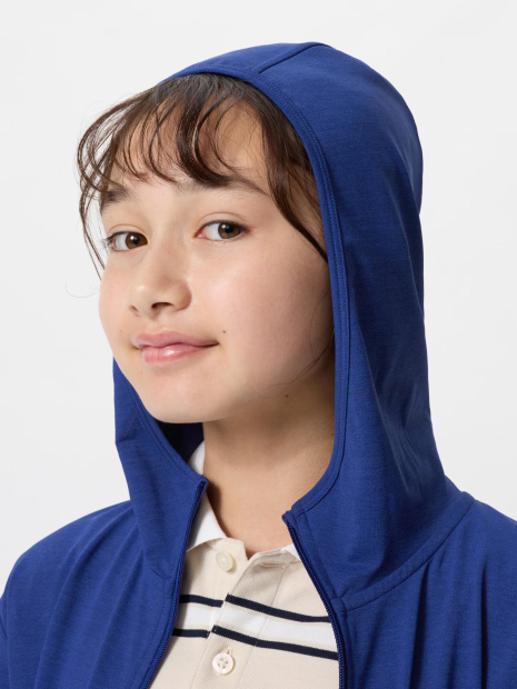 Дитяча ветровка UNIQLO UV Protection із захистом від ультрафіолету 1159849093 (Синій 145-155)